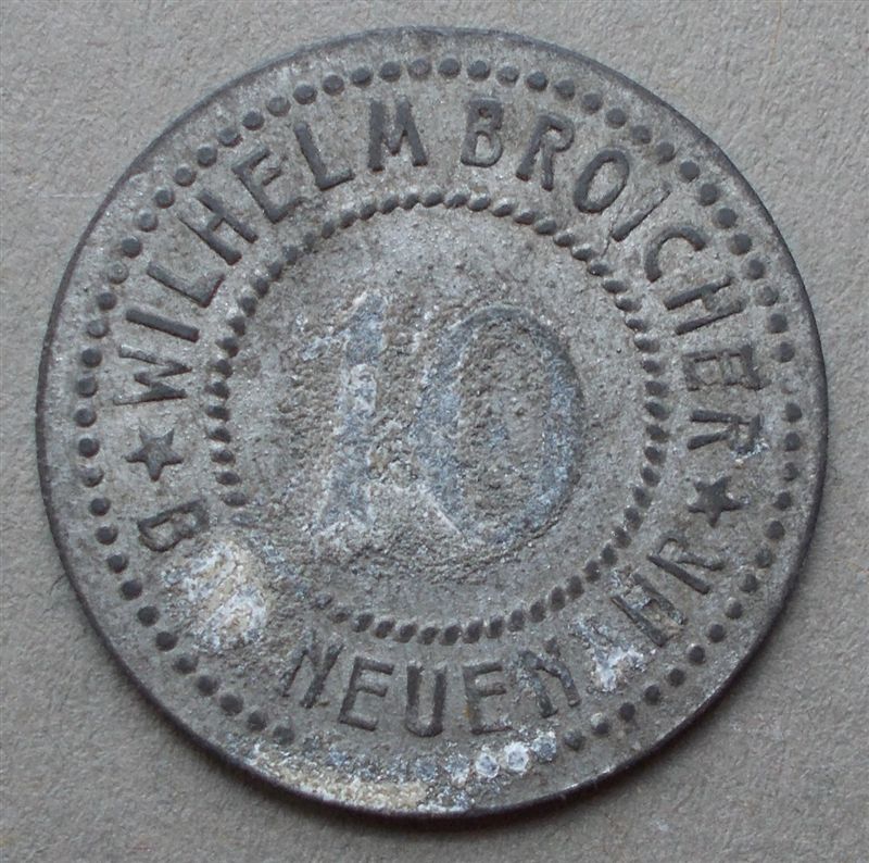 Wilhelm-Broicher-10-Pfennig-Token